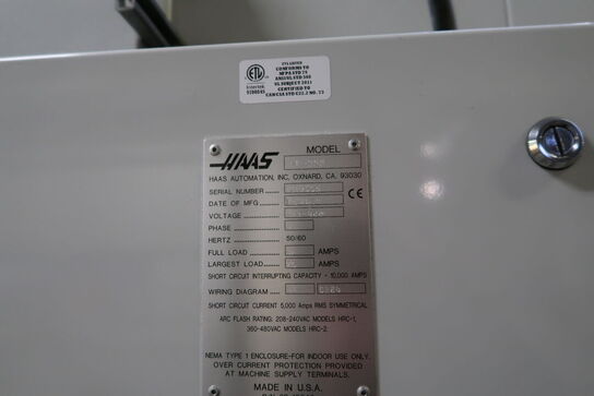 CNC bearbejdningscenter/fræser HAAS VF-2SS