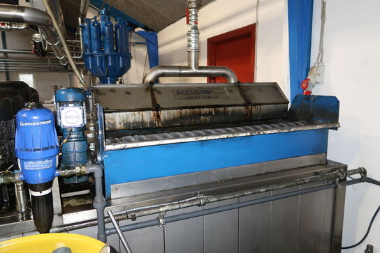 Rense-pumpestation med filtersystem, køling
og nødmotorer ACCUSTRIP