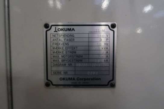 CNC drejebænk OKUMA LU25-M