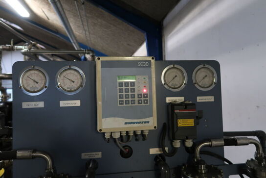 Rense-pumpestation med filtersystem, køling
og nødmotorer ACCUSTRIP