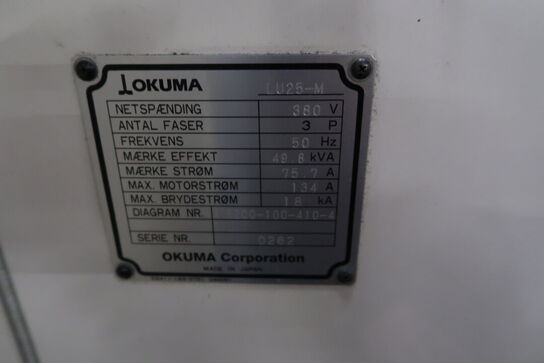 CNC drejebænk OKUMA LU25-M