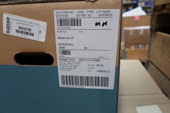 5 stk. motorer LAFERT HPS 132 2400 654