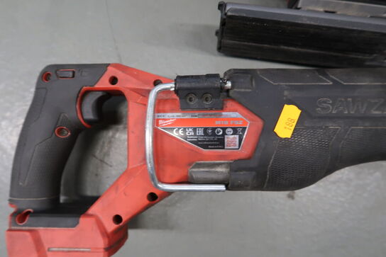 2 stk. akku håndværktøj MILWAUKEE M18 FSZ, M18 FBJS