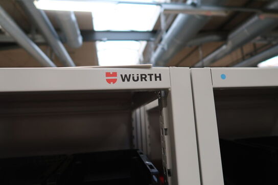 10 fag lagerreoler uden indhold