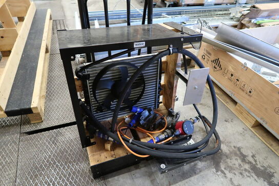 Sækkevogn samt blæser