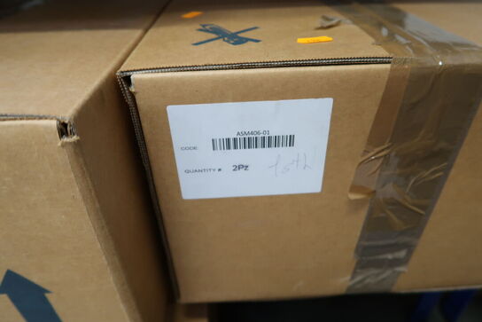 Lagerreol med div. Blæsere m.m.