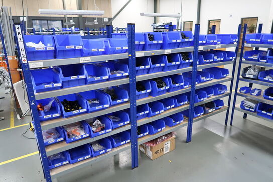 8 fag lagerreoler uden indhold