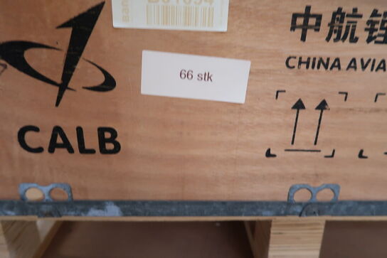 3 stk. paller med batterier