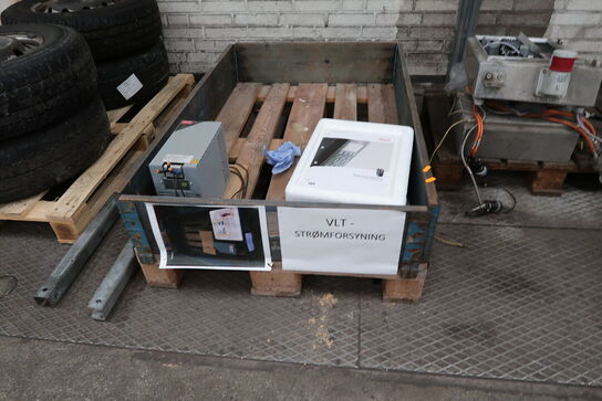 Palle med strømforsyning DANFOSS VLT m.m.