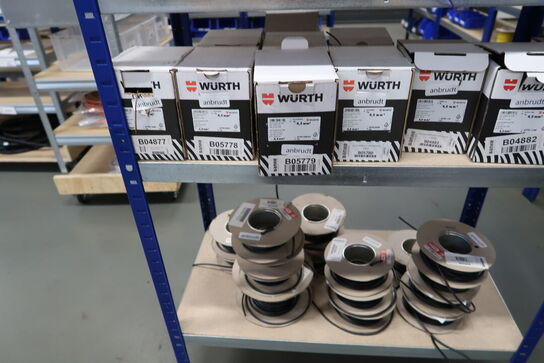 Lagerreoler med div. Skruer WÜRTH m.m.