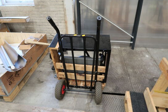 Sækkevogn samt blæser