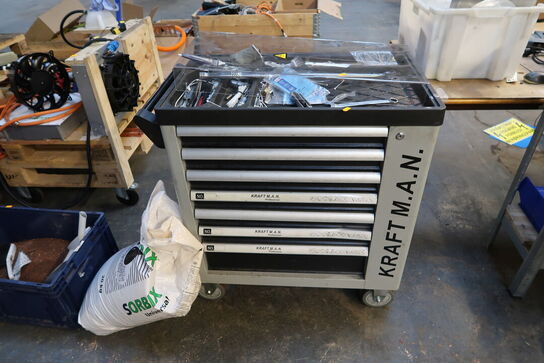 Værktøjsskab KRAFT M.A.N med div. Værktøj
