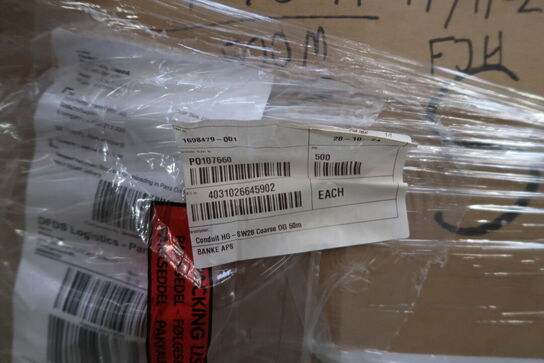 Palle med flexslange HELLERMANN Corruged Tube Orange 19/23.7