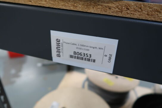 Lagerreoler med div. Phase kabler