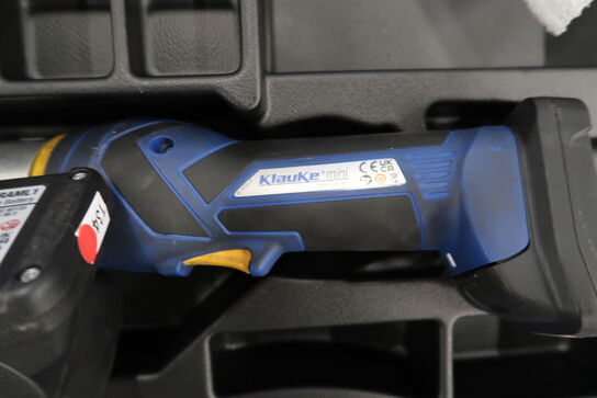 Akku crimptang KLAUKE MINI EK35/4ML med 2 stk. batterier og lader