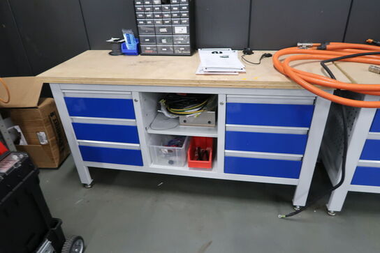 Arbejdsbord med indhold