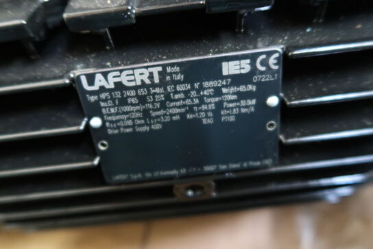 8 stk. motorer LAFERT HPS 132 2400 654