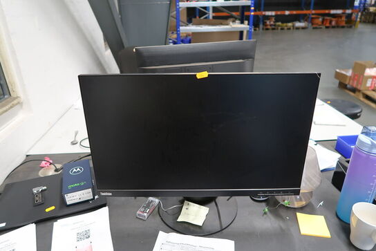 Computerskærm LENOVO, bærbarcomputer LENOVO ThinkPad T14, tastatur, mus