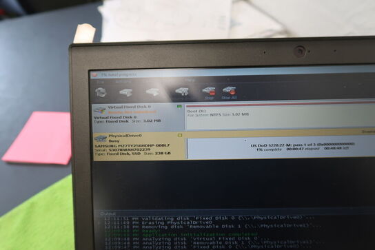 Teststation til batteri/opladning med bærbarcomputer LENOVO Thinkpad X260