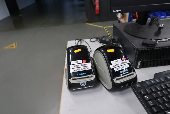 2 stk. labelprinter DYMO LabelWriter, LabelWriter 450 Turbo