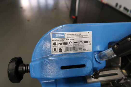 Metalbåndsav GÜDE MBS 125 V
