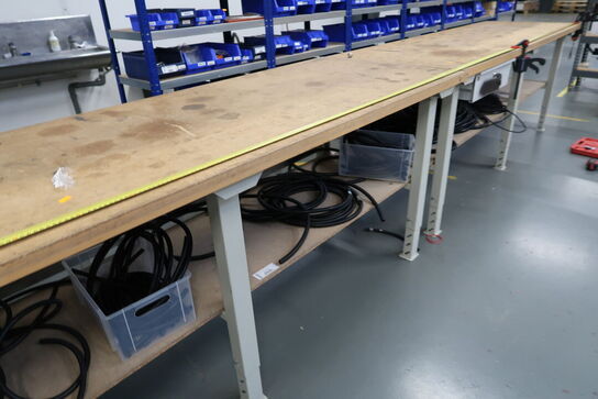 Arbejdsbord med indhold