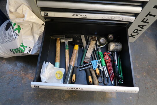 Værktøjsskab KRAFT M.A.N med div. Værktøj