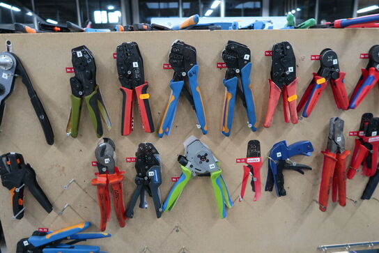 Div. Crimptænger MOLEX, FTE m.fl.