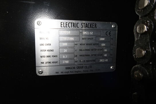 El-stabler HANGCHA GROUP CDD10 AMC1-SZ