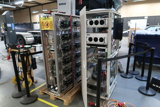 Service batteri samt teststation