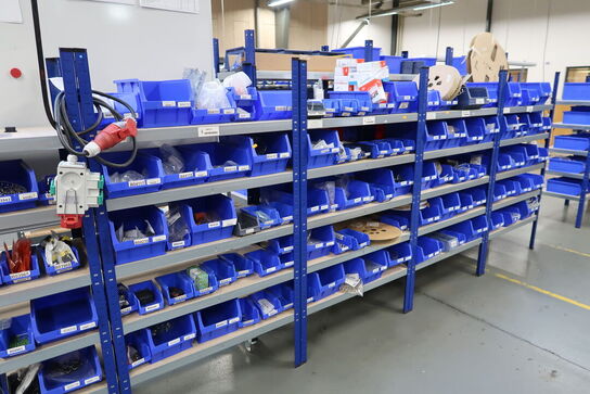 12 fag lagerreoler uden indhold