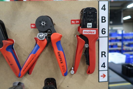 Div. Crimptænger MOLEX, FTE m.fl.