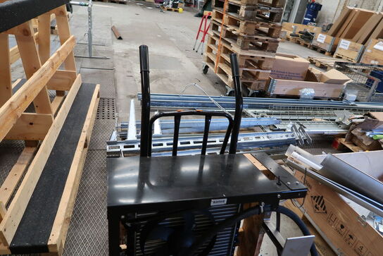 Sækkevogn samt blæser