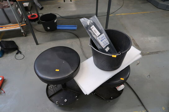 2 stk. værkstedsstole