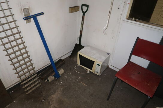 Trykluftslanger, stole m.m.