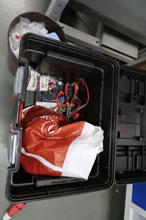 Værktøjskuffert med indhold