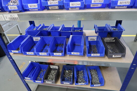 Lagerreoler med div. Bolte m.m.