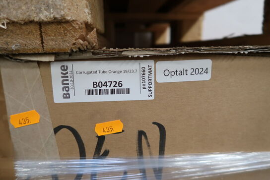 Palle med flexslange HELLERMANN Corruged Tube Orange 19/23.7