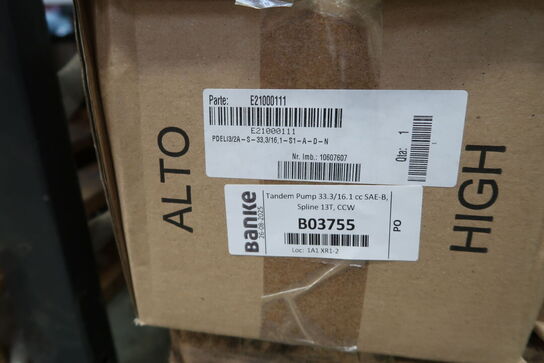 Palle med div. Pumper DANFOSS 