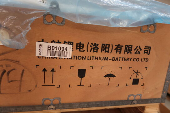 3 stk. paller med batterier