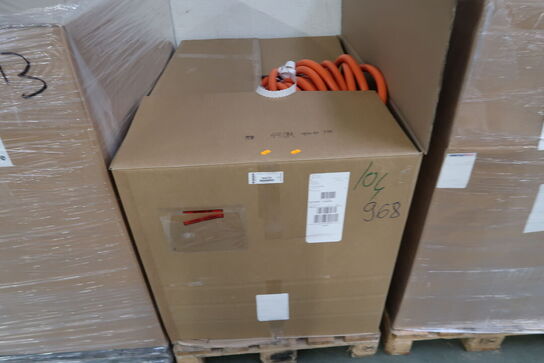 Palle med flexslange HELLERMANN Corruged Tube Orange 19/23.7