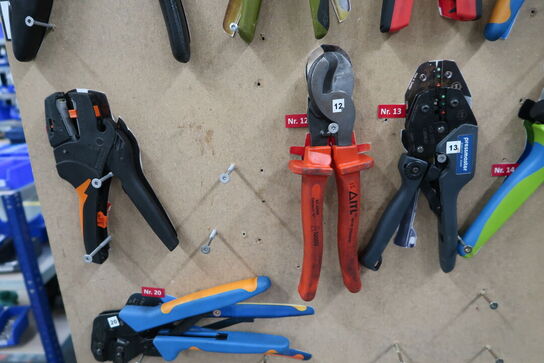 Div. Crimptænger MOLEX, FTE m.fl.