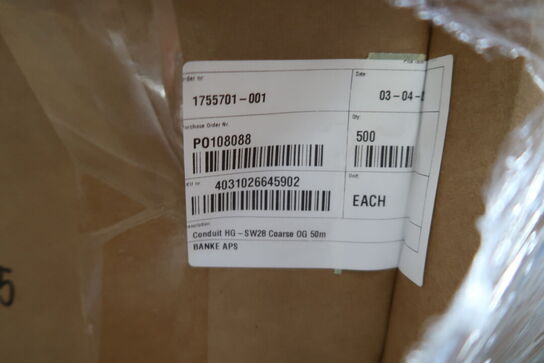 Palle med flexslange Corrugated Tube Orange 19/23.7