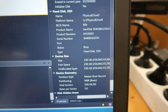 El. hæve/sænke skrivebord, kontortol, bærbarcomputer LENOVO Thinkpad W550s