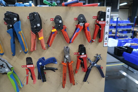 Div. Crimptænger MOLEX, FTE m.fl.