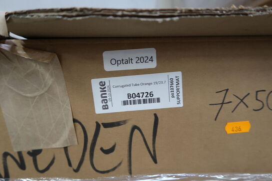 Palle med flexslange HELLERMANN Corruged Tube Orange 19/23.7