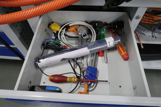 Arbejdsbord med indhold