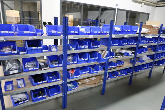 8 fag lagerreoler uden indhold