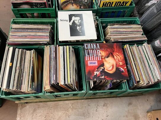 7 ks. Vinylplader (ca. 350 stk)