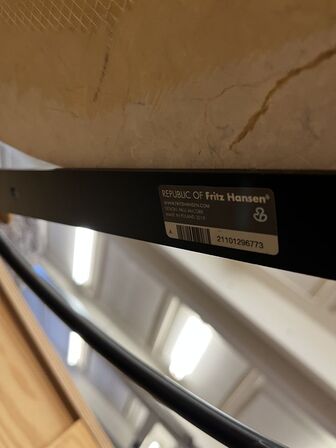 Sofabord med marmorplade FRITZ HANSEN Planner Paul McCobb